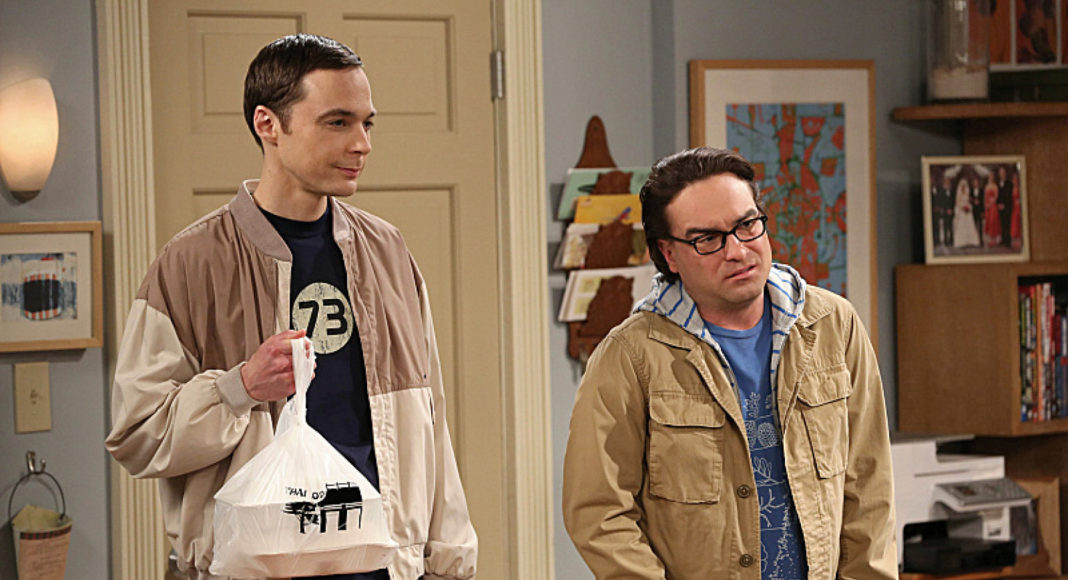 "The Closet Reconfiguration" -- Howard struggles with whether or not he should open a letter from his father, and Leonard and Penny throw a Ã¢ÂÂgrown-upÃ¢ÂÂ cocktail party at the apartment, on THE BIG BANG THEORY, Thursday, March 14 (8:00 Ã¢ÂÂ 8:31 PM, ET/PT) on the CBS Television Network. Pictured left to right: Jim Parsons and Johnny Galecki Photo: Michael Yarish/Warner Bros. ÃÂ©2013 Warner Bros. Televiosion. All Rights Reserved