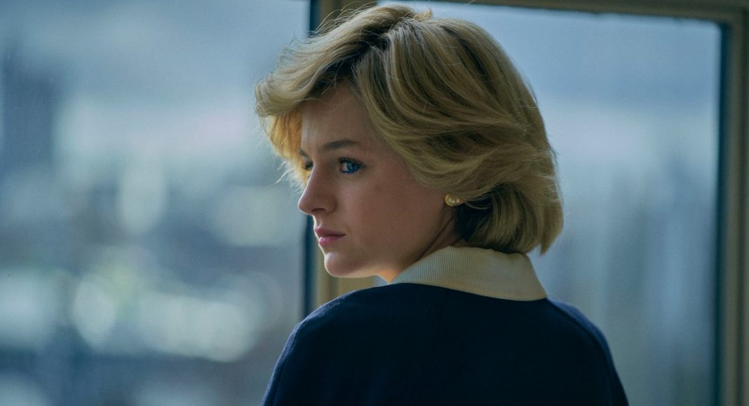 Emma Corrin em The Crown
