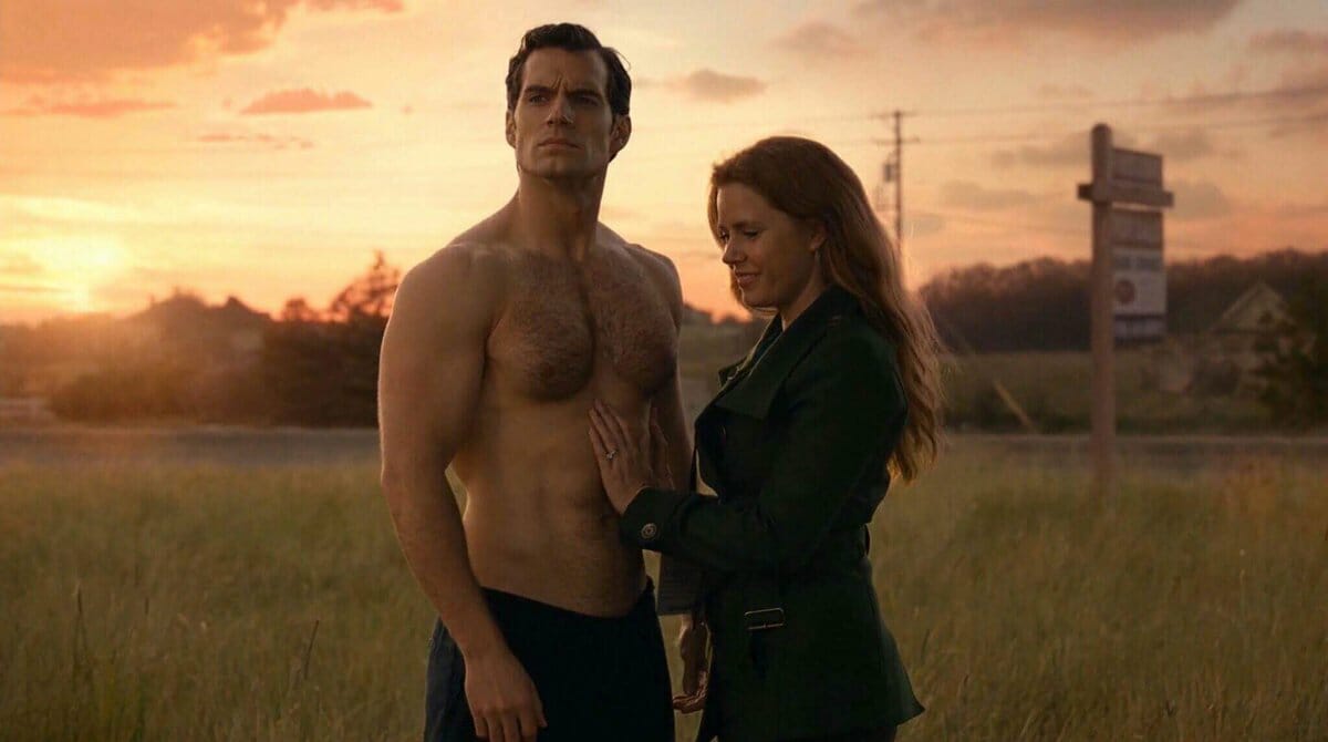 Henry Cavill e Amy Adams como Superman e Lois