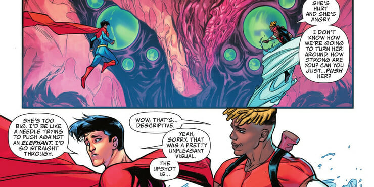Página dos quadrinhos do Superman na DC