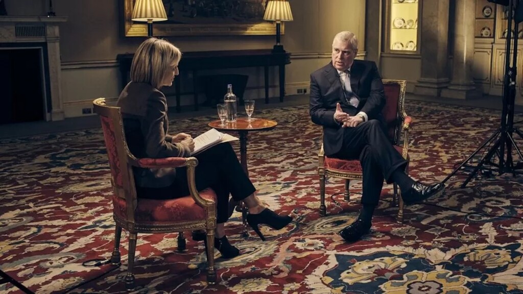 Príncipe Andrew e Emily Maitlis