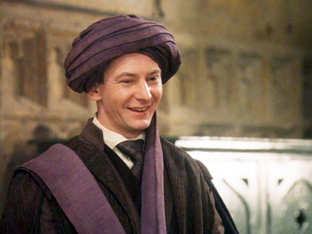 Professor Quirrell em Harry Potter e a Pedra Filosofal
