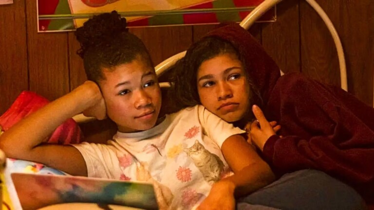Storm Reid e Zendaya em Euphoria Storm Reid e Zendaya em Euphoria