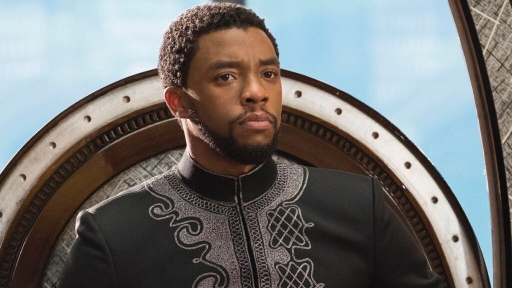 Chadwick Boseman em Pantera Negra