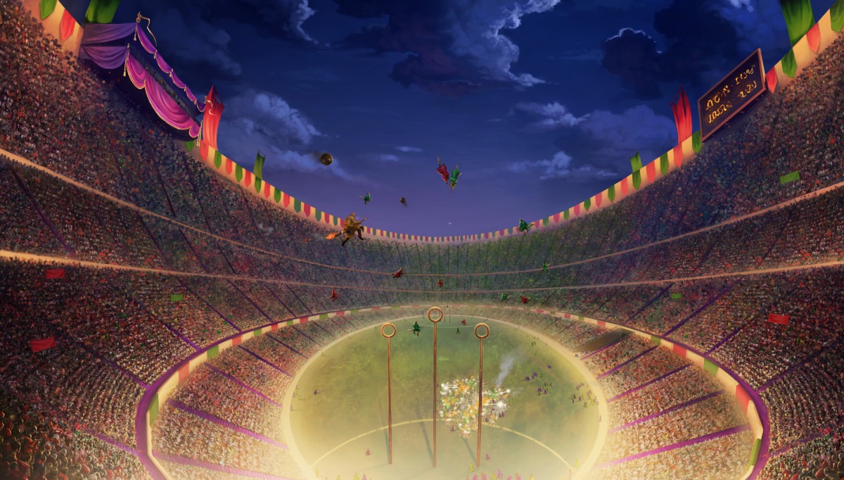 Estádio de Quadribol em Harry Potter