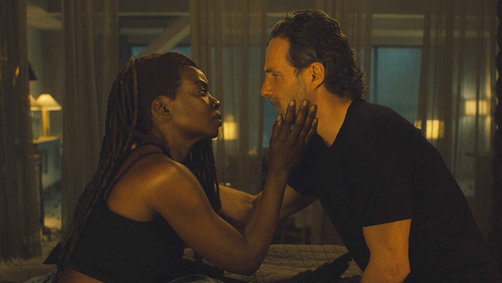 Michonne e Rick em The Walking Dead: The Ones Who Live