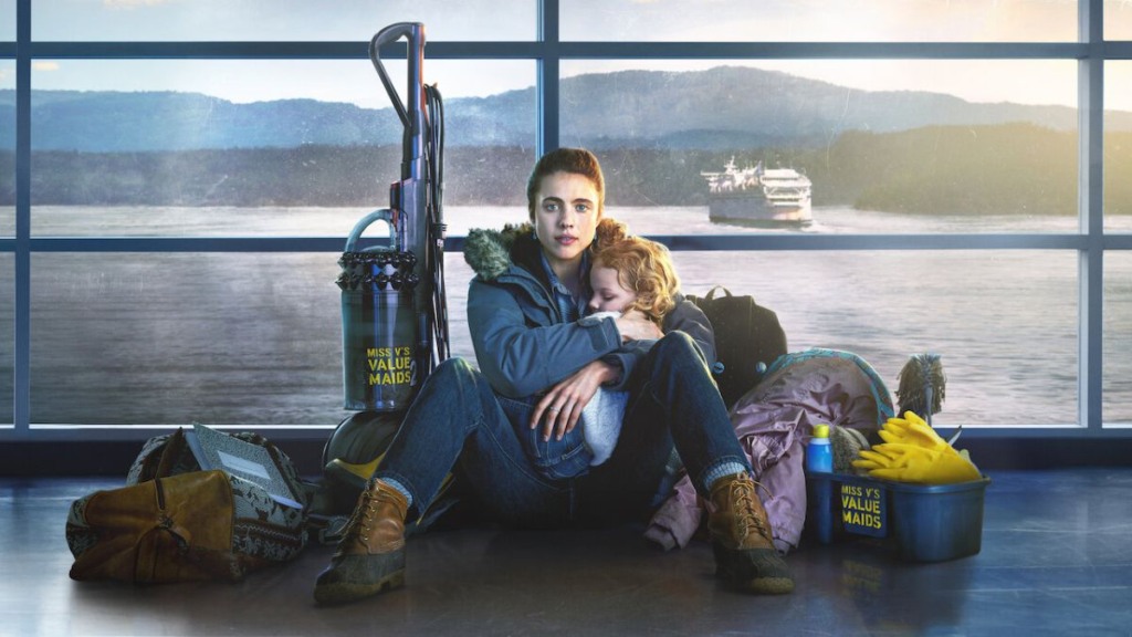Margaret Qualley na série Maid da Netflix