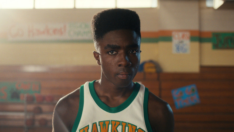 Caleb McLaughlin em Stranger Things