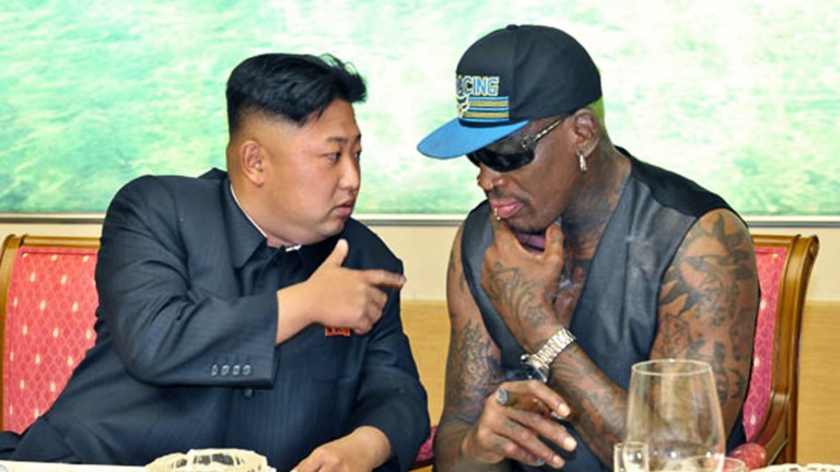 Kim Jong-un e Dennis Rodman