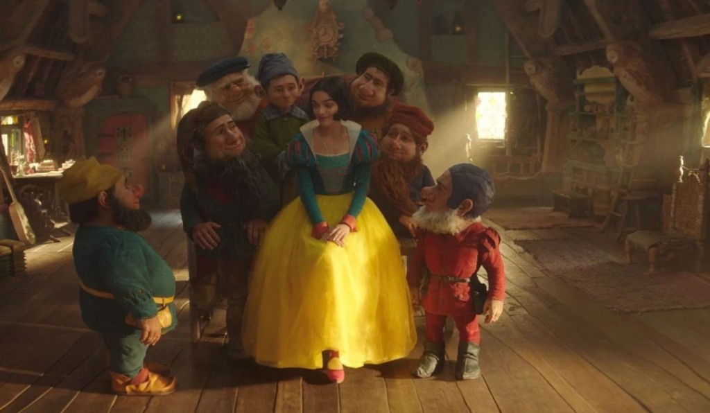 Cena do filme Branca de Neve
