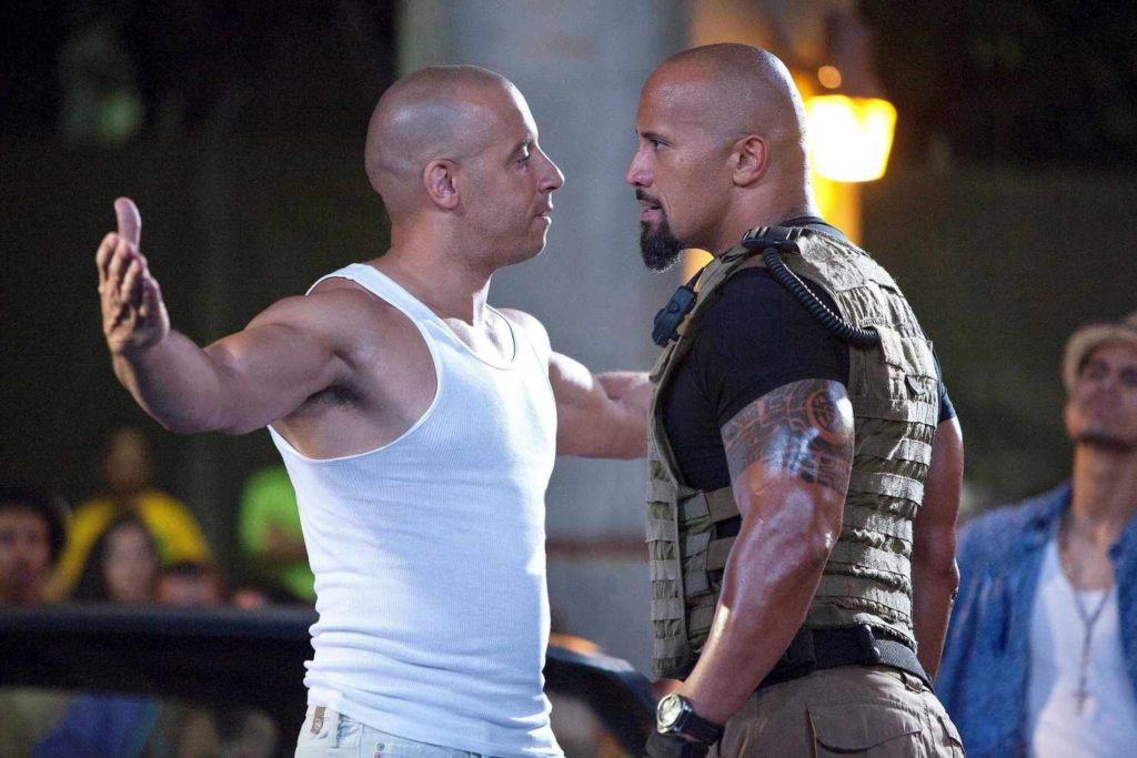 Vin Diesel e The Rock
