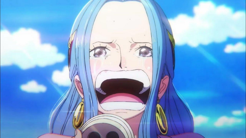 Vivi se despede da tripulação