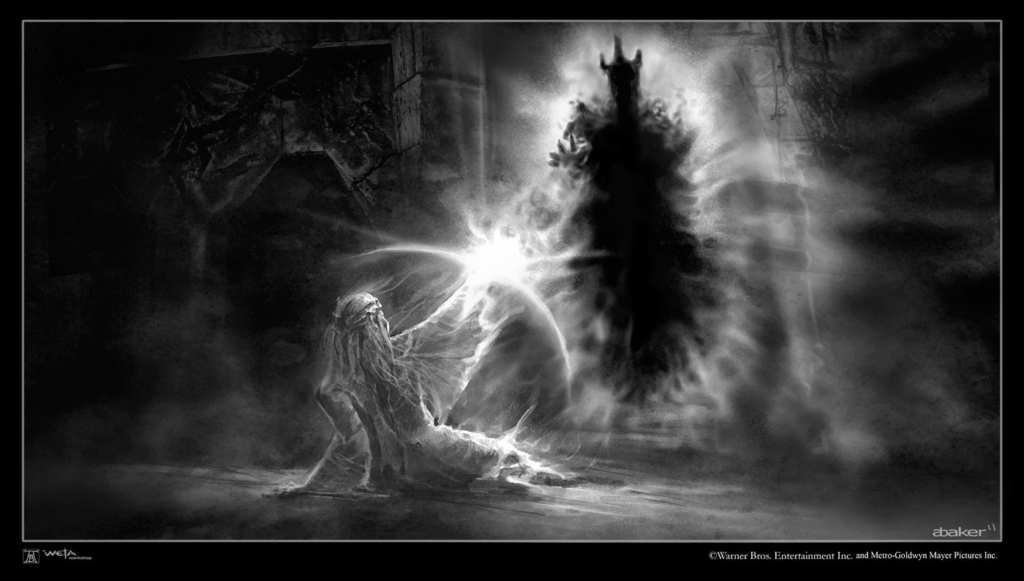 O Hobbit: A Batalha dos Cinco Exércitos Arte Conceitual por Andrew Baker
