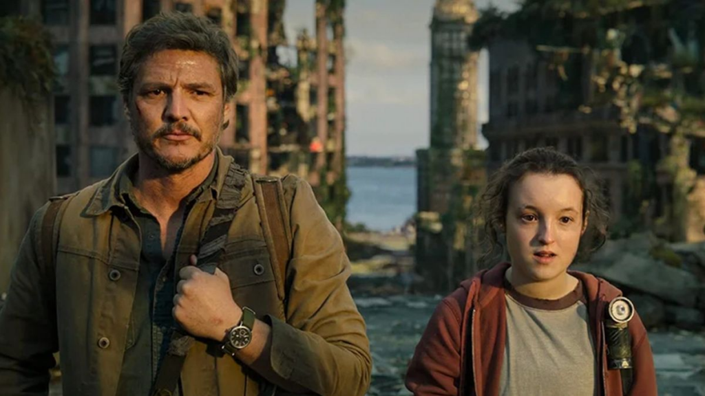 Pedro Pascal (Joel) e Bella Ramsey (Ellie)