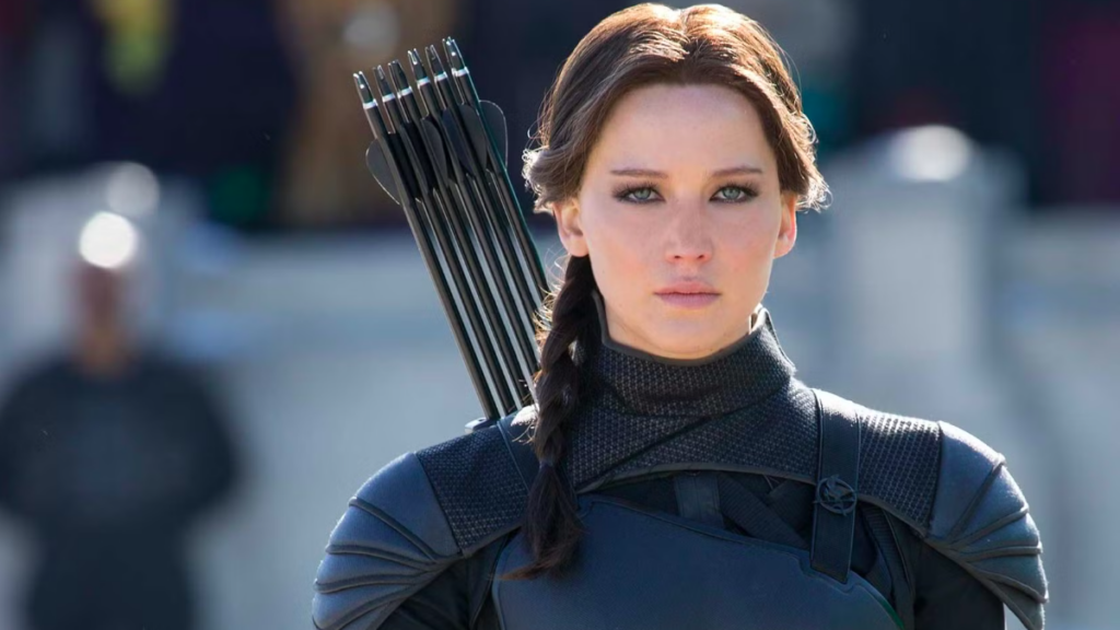 Jennifer Lawrence em Jogos Vorazes