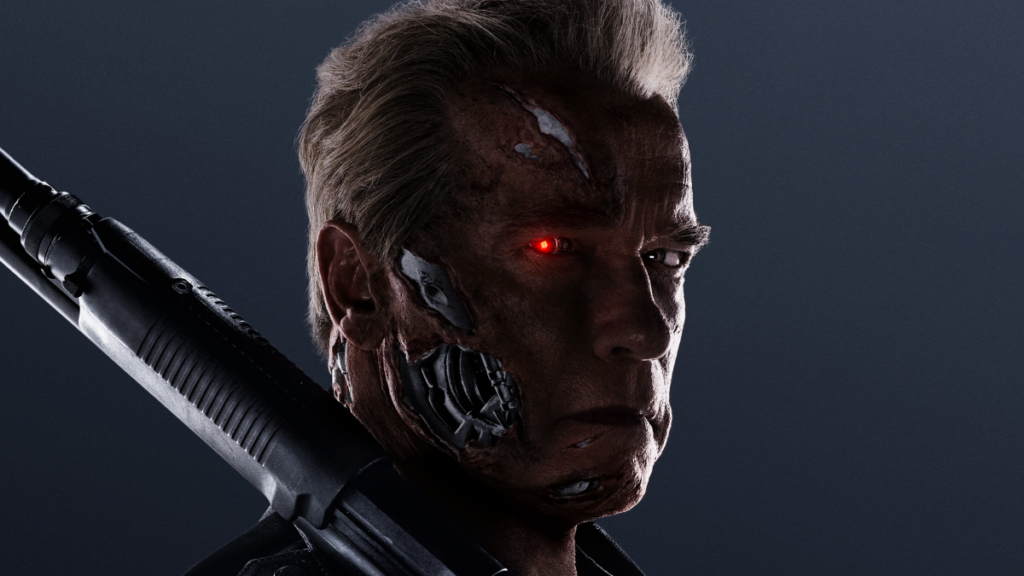 Arnold Schwarzenegger em O Exterminador do Futuro