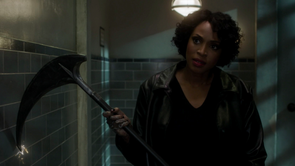 Lisa Berry estreou como Billie, uma ceifeira, na 11ª temporada da série