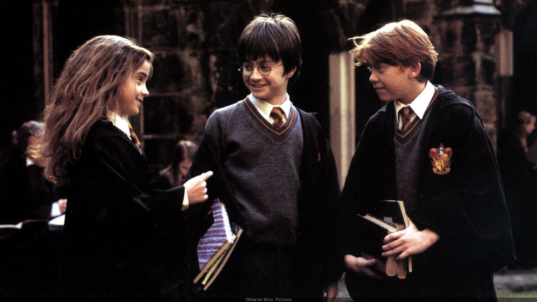 Harry, Hermione e Rony