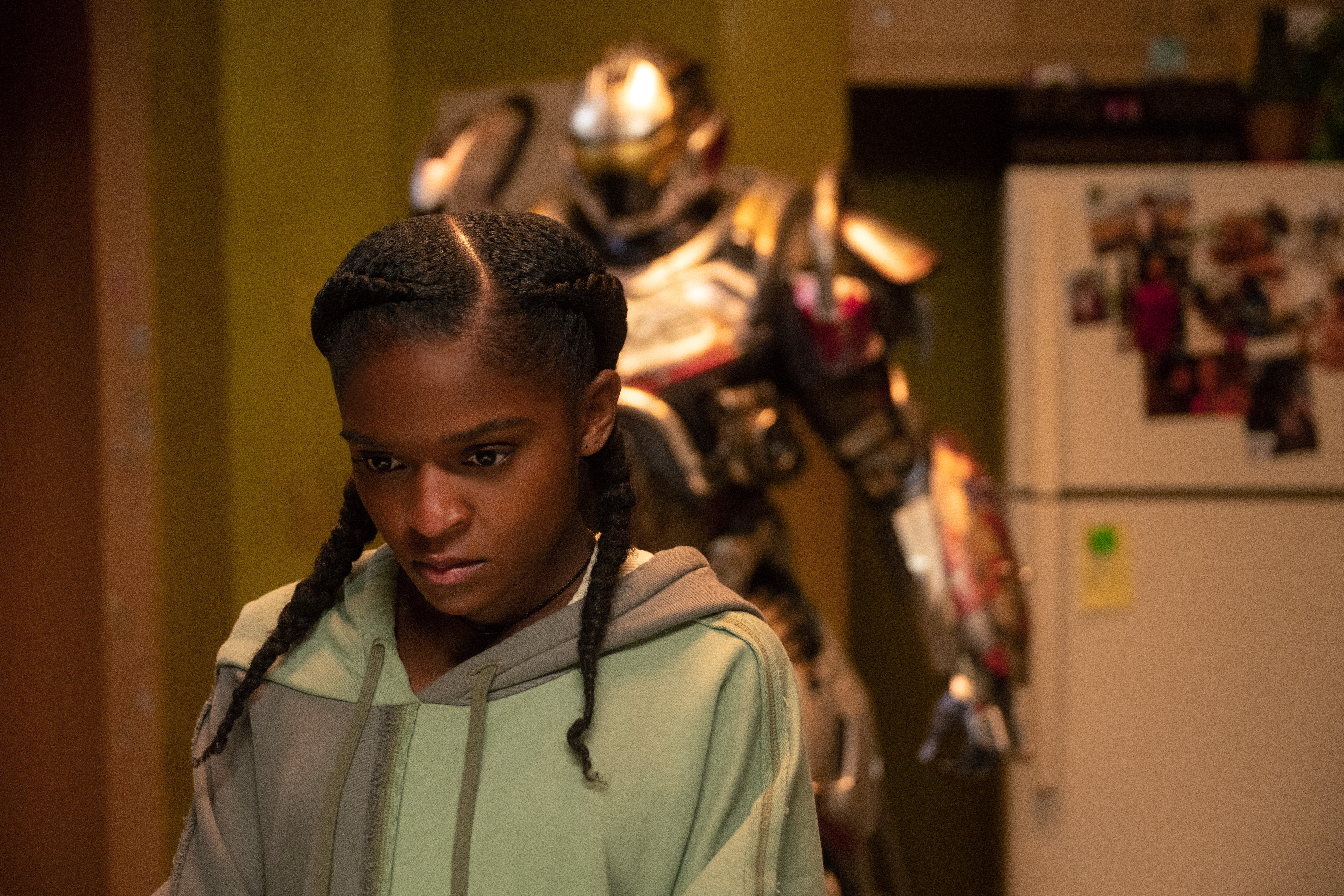 Ironheart/Riri Williams (Dominique Thorne) in Marvel Television's IRONHEART. Photo by Jalen Marlowe. © 2024 MARVEL. All Rights Reserved.