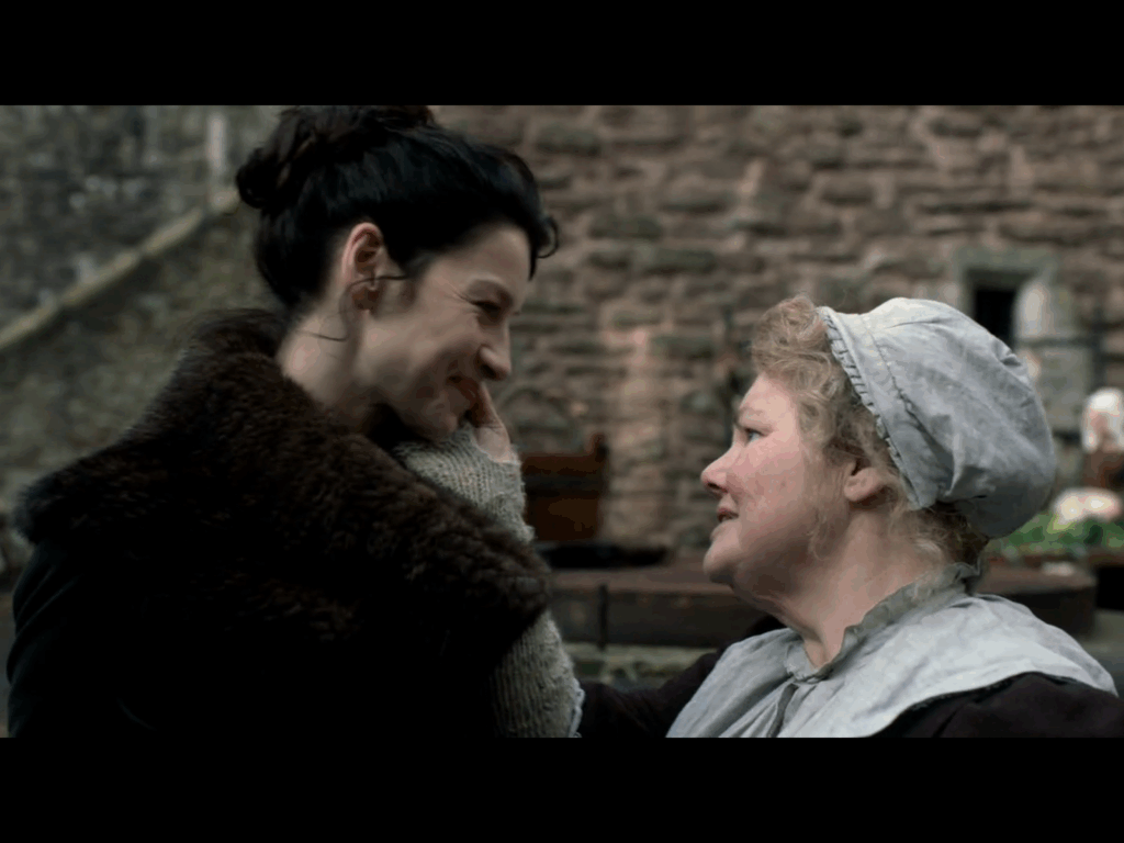 Claire e Mrs. Fitz em Outlander