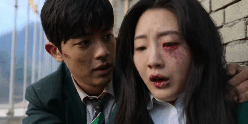 O romance entre Su-hyeok e Nam-ra desafia limites no caos zumbi