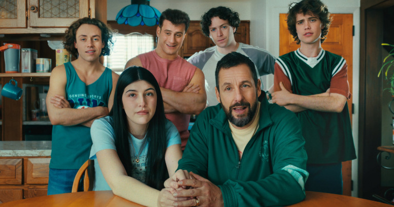 Happy Gilmore e sua família em Um Maluco no Golfe 2