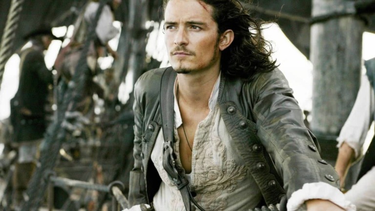 Orlando Bloom em Piratas do Caribe