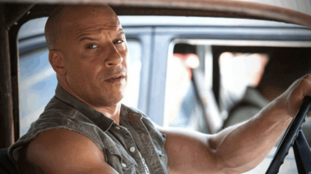 Vin Diesel na franquia Velozes e Furiosos