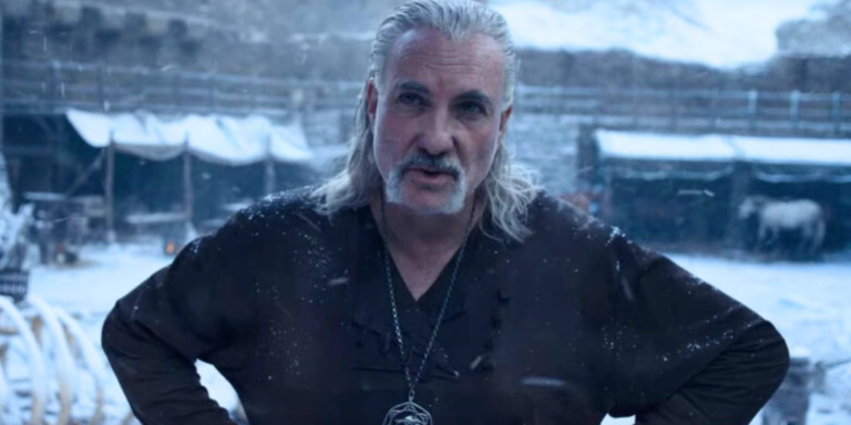Kim Bodnia como Vesemir em The Witcher